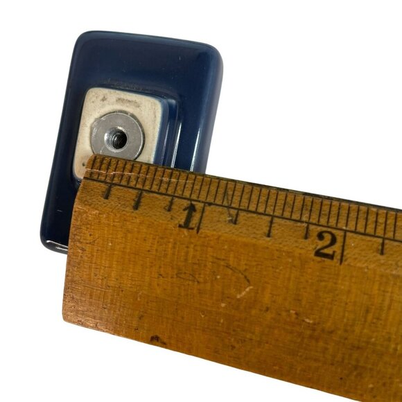 7 Blue Star Soap Flakes Ceramic Drawer Knobs Retro Chic Bubbly Unique - Picture 7 of 9